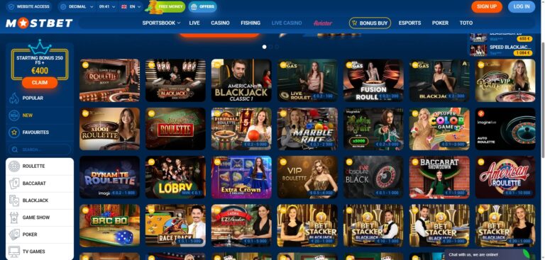 new games mostbet